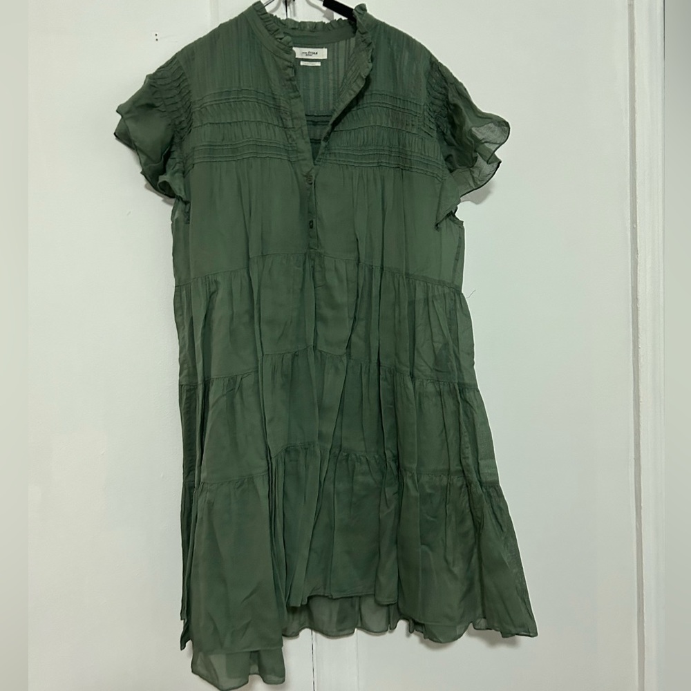 isabel etoile marant green dress